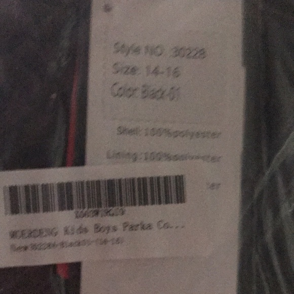 New with tags boys or girls black winter Moerdeng coat - Picture 4 of 16